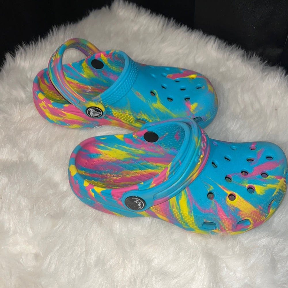 Kid’s Tie Dye Crocs